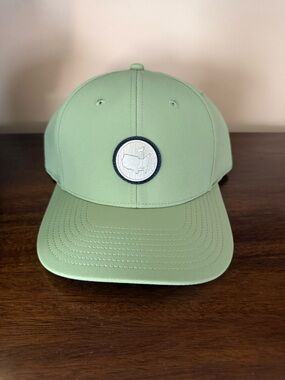 Masters Mint Green Hat with Round Patch